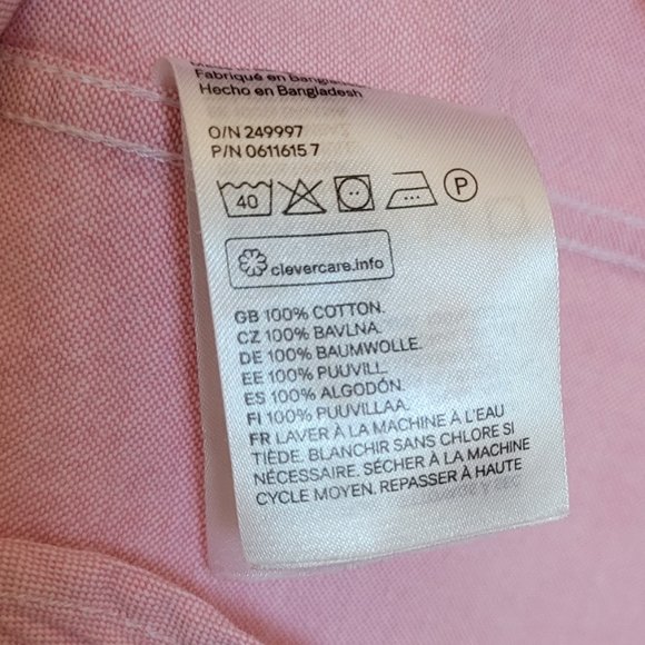 NWOT H&M Men's Short Sleeve Button Down Shirt - Picture 7 of 10